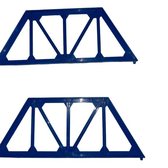 Thomas and Friends Blue Bridge Walls 2 Pieces 2009 Guilane Mattel Train Track - Picture 6 of 6